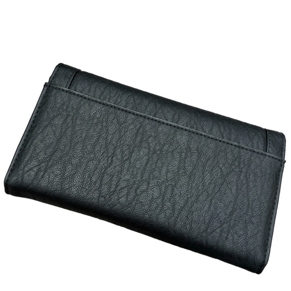 Jessica Simpson Bundle-Long Wallet NWOT & Crystal Gunmental Watch NWT - Picture 5 of 14